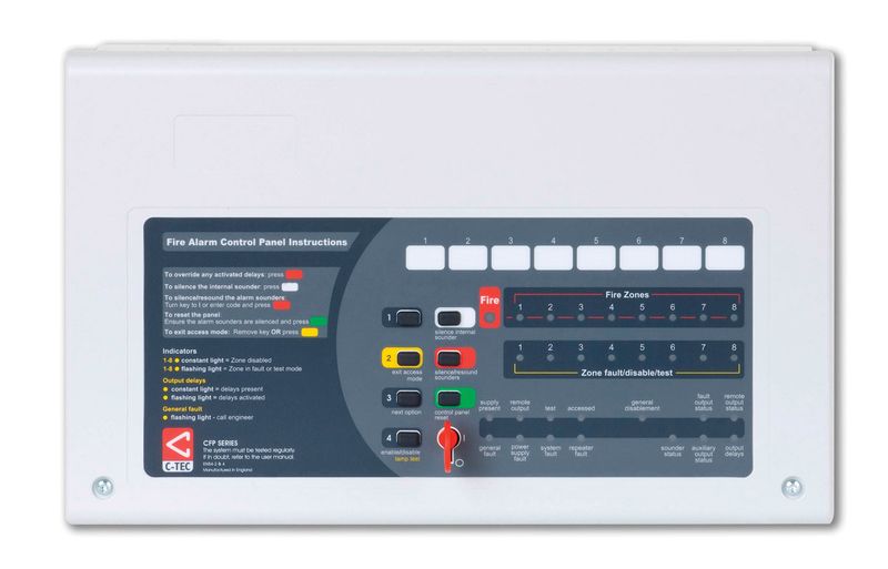 2 Zone CFP Fire Alarm Panel